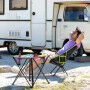 Table de Camping Pliable en Tissu