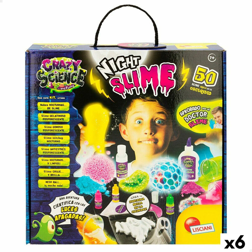 Jeu scientifique Lisciani Giochi Night Slime ES (6 Unités)