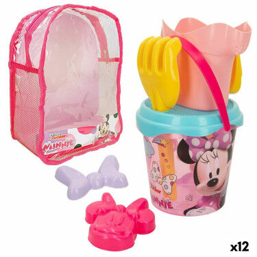 Set de jouets de plage Minnie Mouse 18 x 16 x 18 cm (12 Unités)
