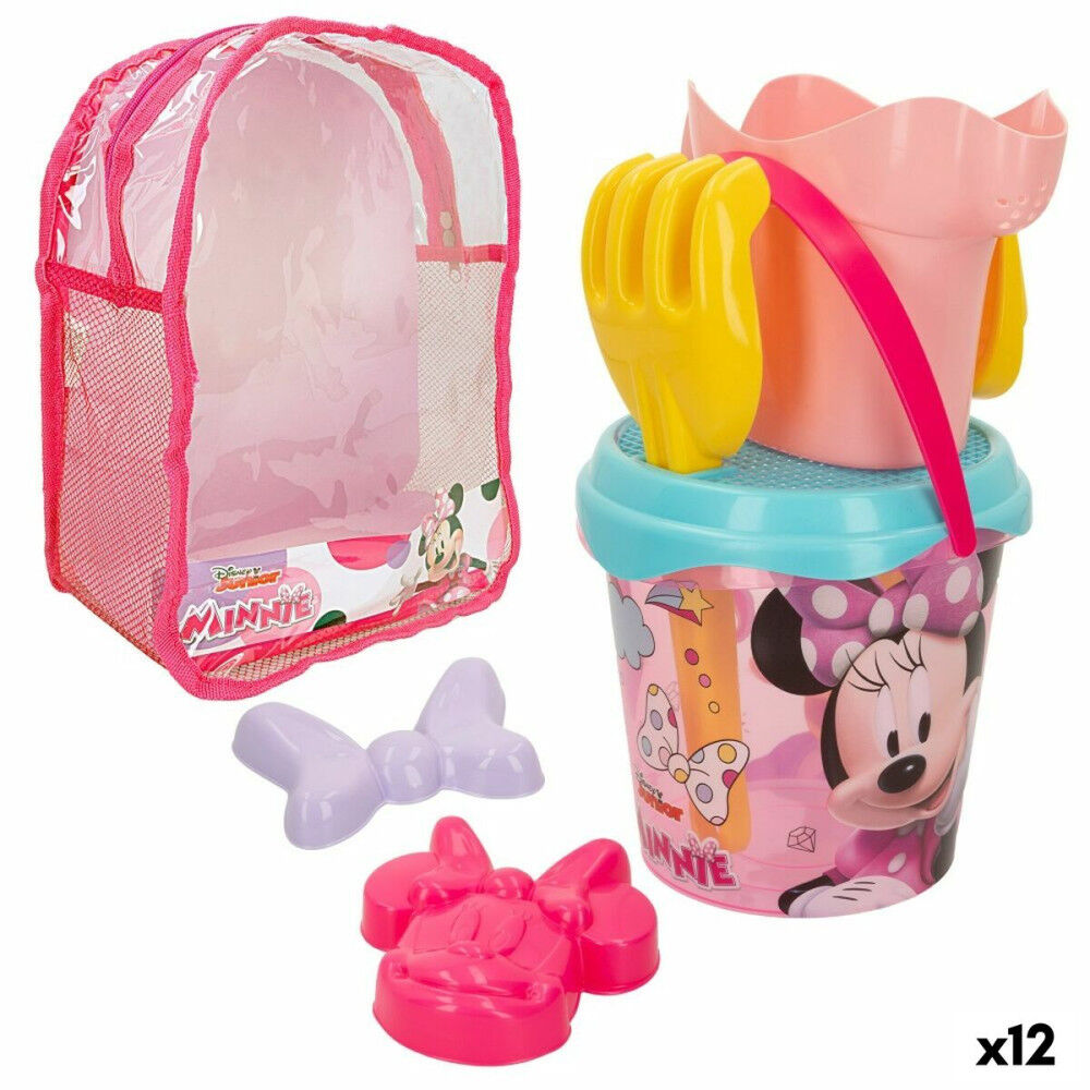 Set de jouets de plage Minnie Mouse 18 x 16 x 18 cm (12 Unités)