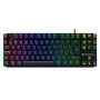 clavier et souris Newskill NS-KB-GUNGNYRT-GAT-R Noir Espagnol QWERTY