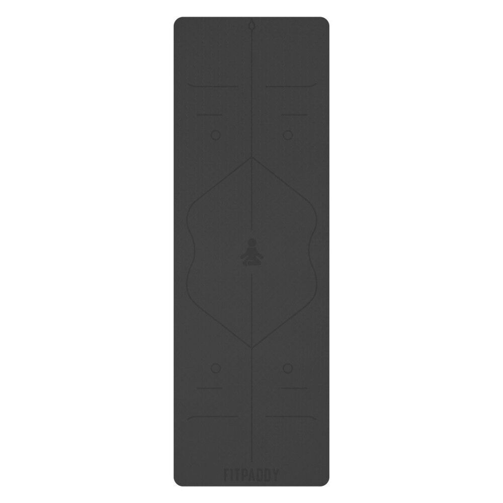 Tapis de yoga Fitpaddy Noir