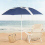 Parasol de plage Aktive 200 x 205 x 200 cm (6 Unités)