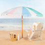 Parasol de plage Aktive Ø 200 cm 20 x 185 x 20 cm (6 Unités)