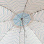 Parasol de plage Aktive Bleu Ø 220 cm 220 x 200 x 220 cm (6 Unités)
