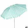 Parasol de plage Aktive Bleu 200 x 195 x 200 cm (6 Unités)