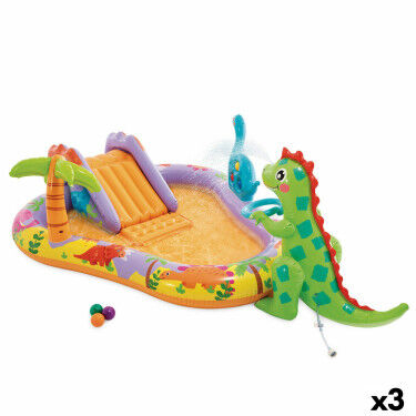 Pataugeoire gonflable pour enfants Intex 201 x 69 x 157 cm (3 Unités)